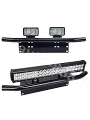 Рамка номера дуга чёрная LK - 005B фото 3