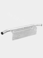 Рамка номера дуга серая LK－005S фото 2