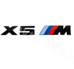 Надпись X5///M 160*30mm BL-030B фото 2