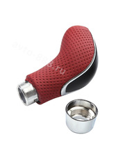 Ручка КПП перфорация красная+цифры фото 4