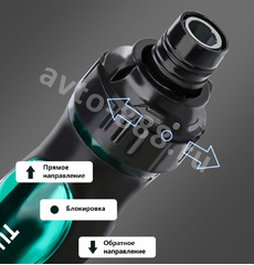 Реверсивная отвертка комбинированная PH 2, SL 6, двухсторонний стержень фото 3