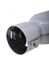 Насадка на глушитель H014D хром фото 6