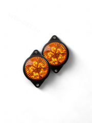 XY-4004-3 Фонари габаритные жёлтые  12V/24V (2шт) фото 3