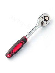 Трещотка для торцевых головок, Сr-V сталь, 24 зубца, 250мм  1/2 (прямая) фото 2