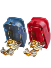 Клеммы для аккумулятора обмедненные ЕВРО (пара) MST-13 фото 1