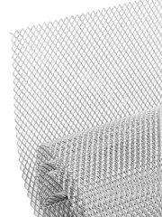 Сетка на решетку ячейка 3х6мм алюминиевая серебро (1000*330мм) МЕЛКАЯ фото 7