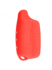 Чехол на пульт сигнализации силиконовый TW-9010 9020 9030 красный фото 3