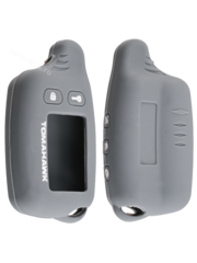 Чехол на пульт сигнализации силиконовый TW-9010 9020 9030 серый фото 1