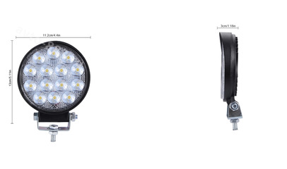 Дневные ходовые огни 27W-BK-YX 12V/24V (1шт) фото 2