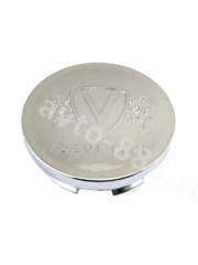 Колпачок на литье хром универсальный VOGUE TYRES, С104 (внешний67mm/внутренний53mm) фото 1