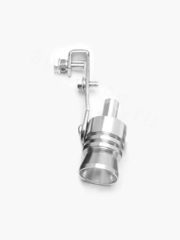 Насадка на глушитель «Турбо звук» M, ø 23мм хром фото 1