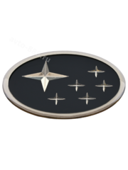 Эмблема SUBARU 65*42 SAE-006 фото 1