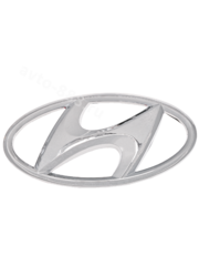 (2) HW-004  Эмблема HYUNDAI 130*65 фото 2