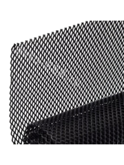 Сетка на решетку ячейка 3х6мм алюминиевая чёрная (1000*330мм) МЕЛКАЯ фото 1