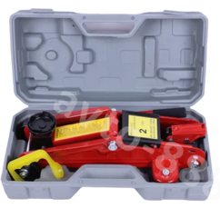 Домкрат гидравлический подкатной 2T в кейсе (125-300мм) фото 2