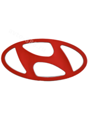(2) HW-004  Эмблема HYUNDAI 130*65 фото 3