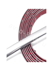 Молдинг хром 15 м (6мм) фото 3