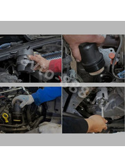 Съемник масляного фильтра EJC ключ КРАБ диапазон захвата 60-120 мм 4021 фото 10