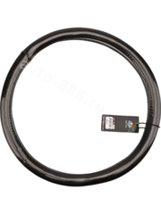 Оплётка на руль плоская карбон P001 (XL) чёрный р-р 42-43 см (цена за 5 шт) фото 2