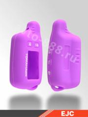 Чехол на пульт сигнализации силиконовый TW-9010 9020 9030 сиреневый фото 2