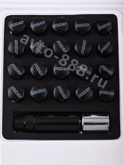 Секретки гайки RAYC 12*1,5 F450 (20 шт, высота 30 мм) чёрный фото 6