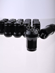 Секретки гайки 12*1,5 N042 (комплект 20 шт, ключ 17) чёрный фото 4