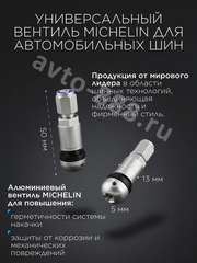 Вентиль для бескамерных шин 4шт. серый фото 3