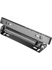 Универсальный кронштейн для наклона номерного знака 30см / JDM адаптер рамки госномера SPARCO 301 карбоновый цвет фото 1