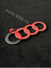 Эмблема AUDI 135*43 (задняя А4) AE-001 (2) фото 3
