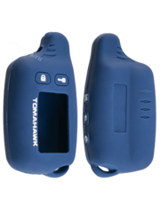 Чехол на пульт сигнализации силиконовый TW-9010/9020/9030 темно-синий фото 1