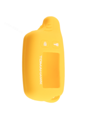 Чехол на пульт сигнализации силиконовый TW-9010 9030 желтый фото 2