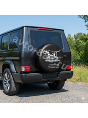 Чехол на запаску СОБАКА (205*70*15) фото 2