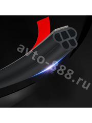 Уплотнитель на двери C (полая) чёрная, 16м фото 2