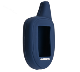 Чехол на пульт сигнализации силиконовый MaJiCar 7 темно-синий фото 2