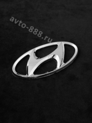 (2) HW-004  Эмблема HYUNDAI 130*65 фото 1
