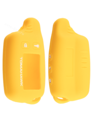 Чехол на пульт сигнализации силиконовый TW-9010 9030 желтый фото 1