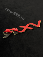 Надпись VX.R позолота 160*30mm TL-030 фото 2