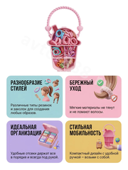 Резинки для волос детские（Мороженое-сердце）подарок фото 3