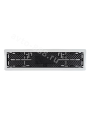 Рамка номера белая "Подходит для китайского и европейского автомобиля" (1шт) 8410-Б фото 1