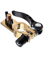 Клеммы для аккумулятора быстросъемные латунные ЕВРО (пара)Клеммы для аккумулятора фото 3