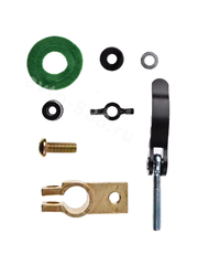 Клеммы для аккумулятора быстросъемные латунные ЕВРО (пара)Клеммы для аккумулятора фото 7