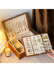 Шкатулка для украшений средняя коричневый фото 1