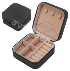 Шкатулка для украшений маленькая чёрный фото 2