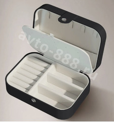 Шкатулка для украшений прямоугольная чёрный фото 4