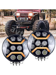 Дневные ходовые огни A06 80W 12V/36V (1шт)  фото 8