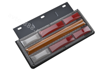 Задние габаритные огни для грузовиков D-2181 24V (2шт) фото 3