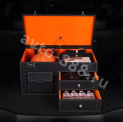 Органайзер в багажник автомобиля замок с паролем (чёрный) фото 3