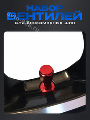 Вентиль для бескамерных шин 4шт. TR48E красный фото 6