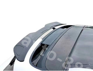 Спойлер (резина) универсальный для хетчбек чёрный фото 2