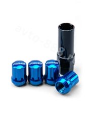 Секретки гайки M89/435 12*1,5 (20+1 высота 28 мм) синий фото 2